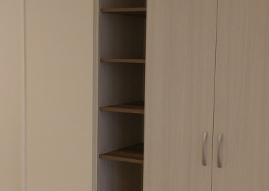 轉角櫃體規劃。