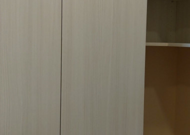 轉角空間規劃開放式櫃格發揮空間最大效能。