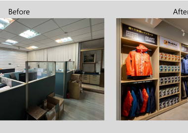 辦公室改為展示廳。