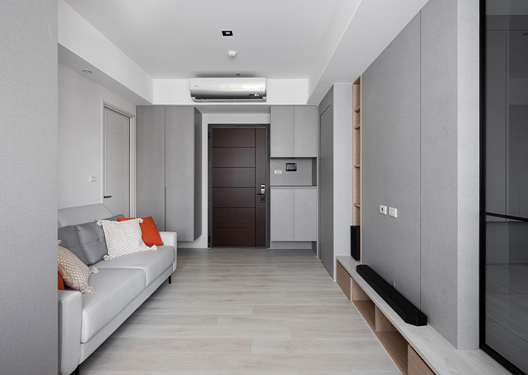 灰調｜現代極簡小宅