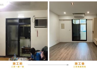 柔和木質色調｜混搭風舊翻新