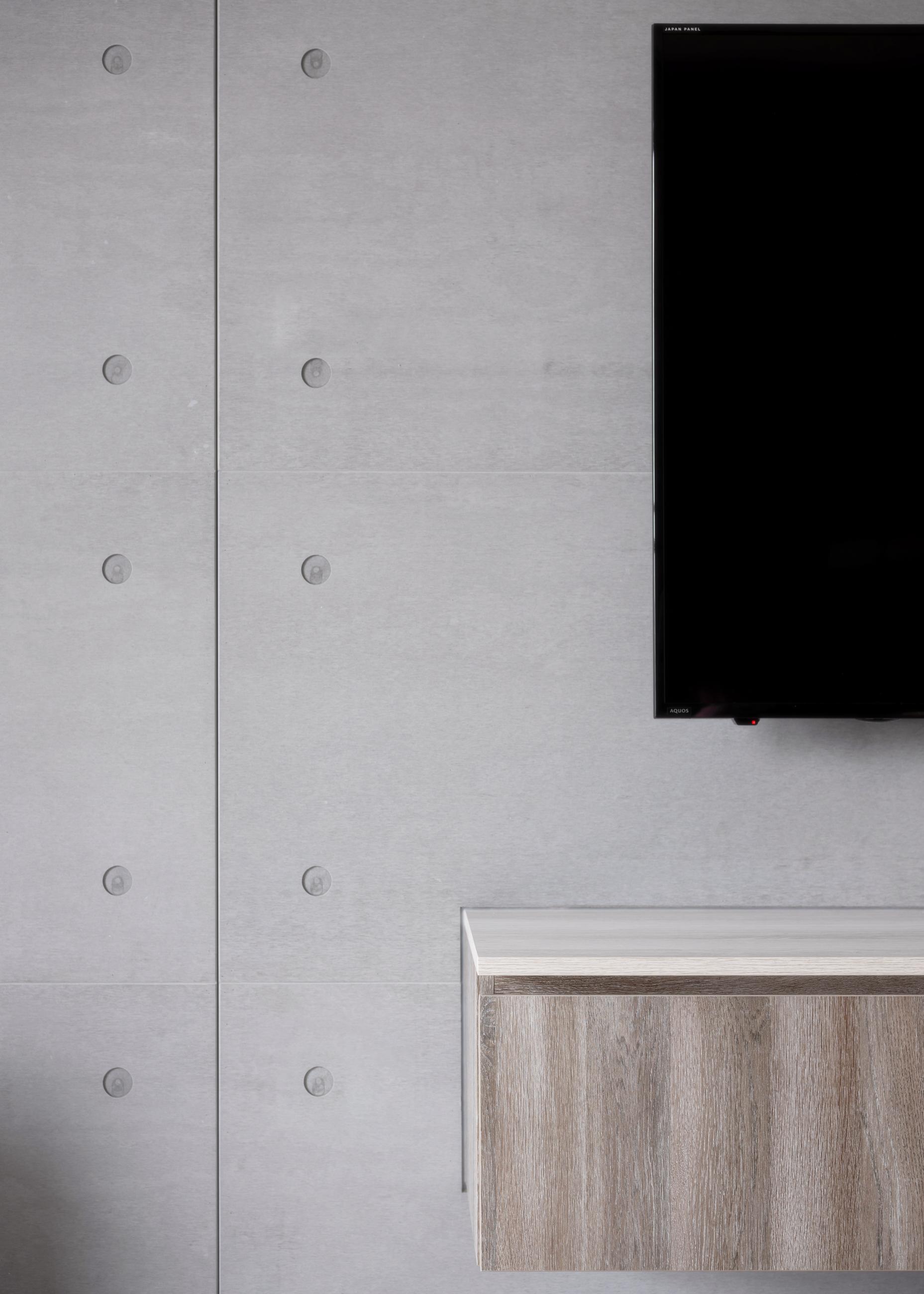 電視牆面清水模