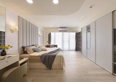 北歐｜奶油風圓弧宅