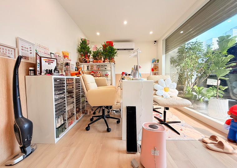 實現女性美學殿堂｜美甲店面裝修