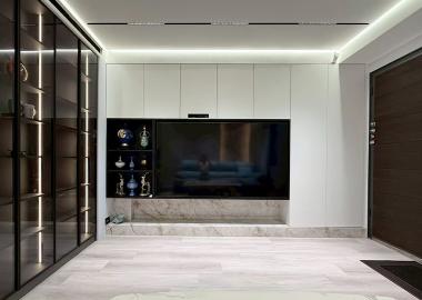 優雅機能現代宅｜灰調劃刻時尚DNA