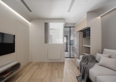 新屋裝修_灰淨暖居2房