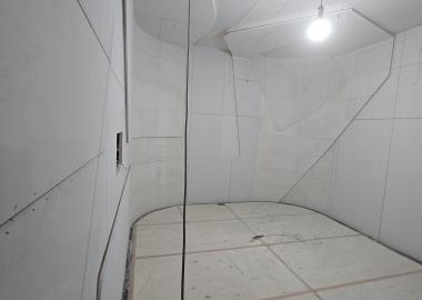 純木工施作部分 天花板、壁面