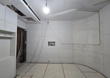 純木工施作部分 天花板、壁面