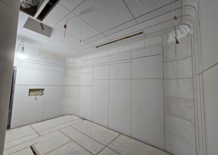 純木工施作部分 天花板、壁面