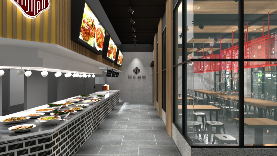 商空設計案例-食尚大贏家│店面裝潢設計│狸樂聚x樂活輕裝修