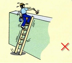 爬梯之前，應先檢查並確定爬梯的穩定性。│樂活輕裝修