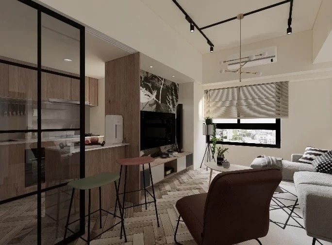 室內設計案例-率性現代工業宅 | 樂活輕裝修